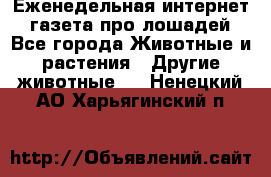 Еженедельная интернет - газета про лошадей - Все города Животные и растения » Другие животные   . Ненецкий АО,Харьягинский п.